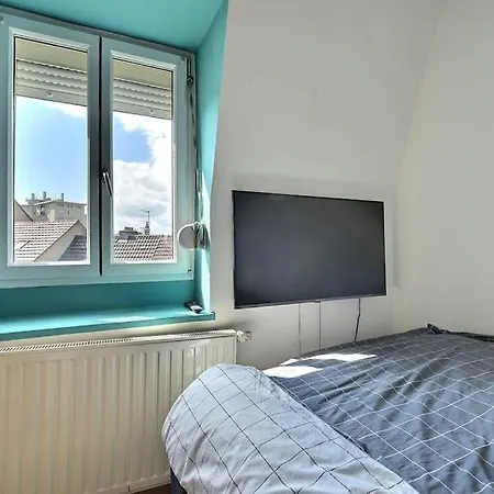 Appartement Charmant Tres Proche Centre-Ville, Parking Gratuits, Mulhouse Centre Exterior foto
